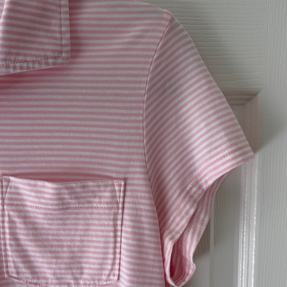 The Renwick Striped Pima Cotton Polo Small S - Picture 5 of 11